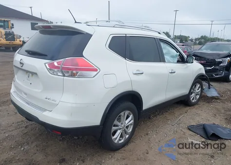 2016 Nissan Rogue Sv from USA, damaged, VIN KNMAT2MV9GP716474